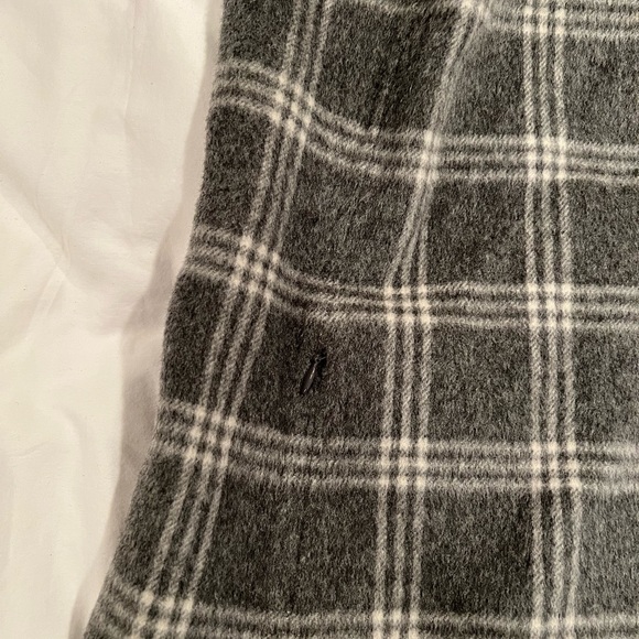 Theory Shift Dress Gray/Plaid - Picture 5 of 8